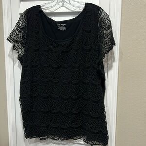 Lane Brant Lace Blouse